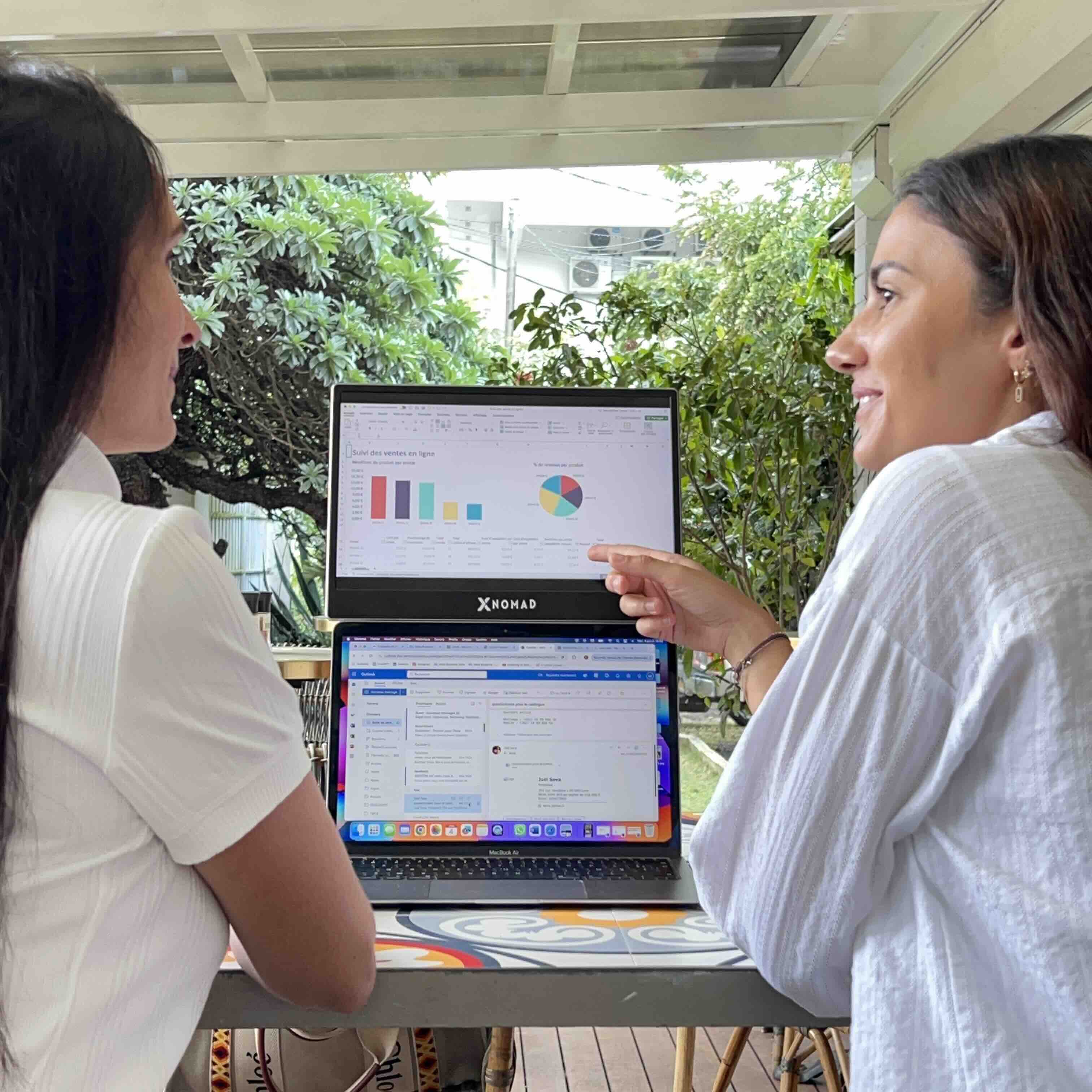 X2 Plus® Mono Écran Portable 15,6" - Gain de place & Ergonomie