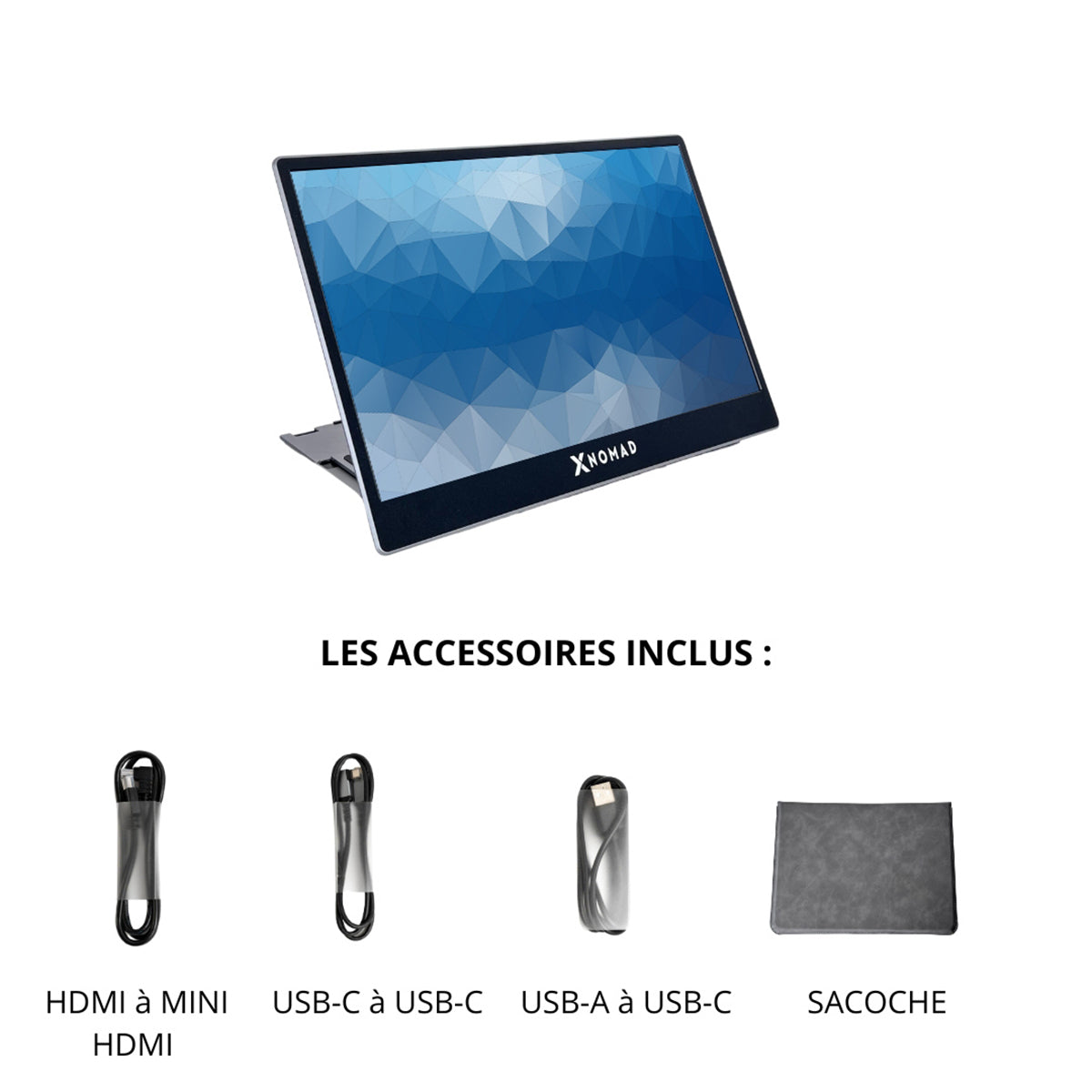 X2 Plus® Mono Écran Portable 15,6" - Gain de place & Ergonomie