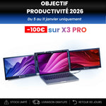 X3 Pro® Tragbarer Doppelbildschirm 13,3
